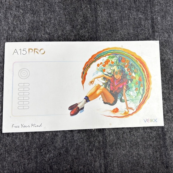 A15 Pro Graphics Tablet - White - Picture 1 of 12